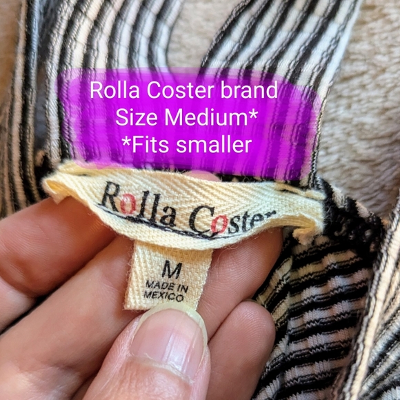 Rolla Coster size Med, EUC, greyish blue & white in colour - Picture 2 of 14
